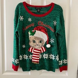 Holiday Cat Sweater